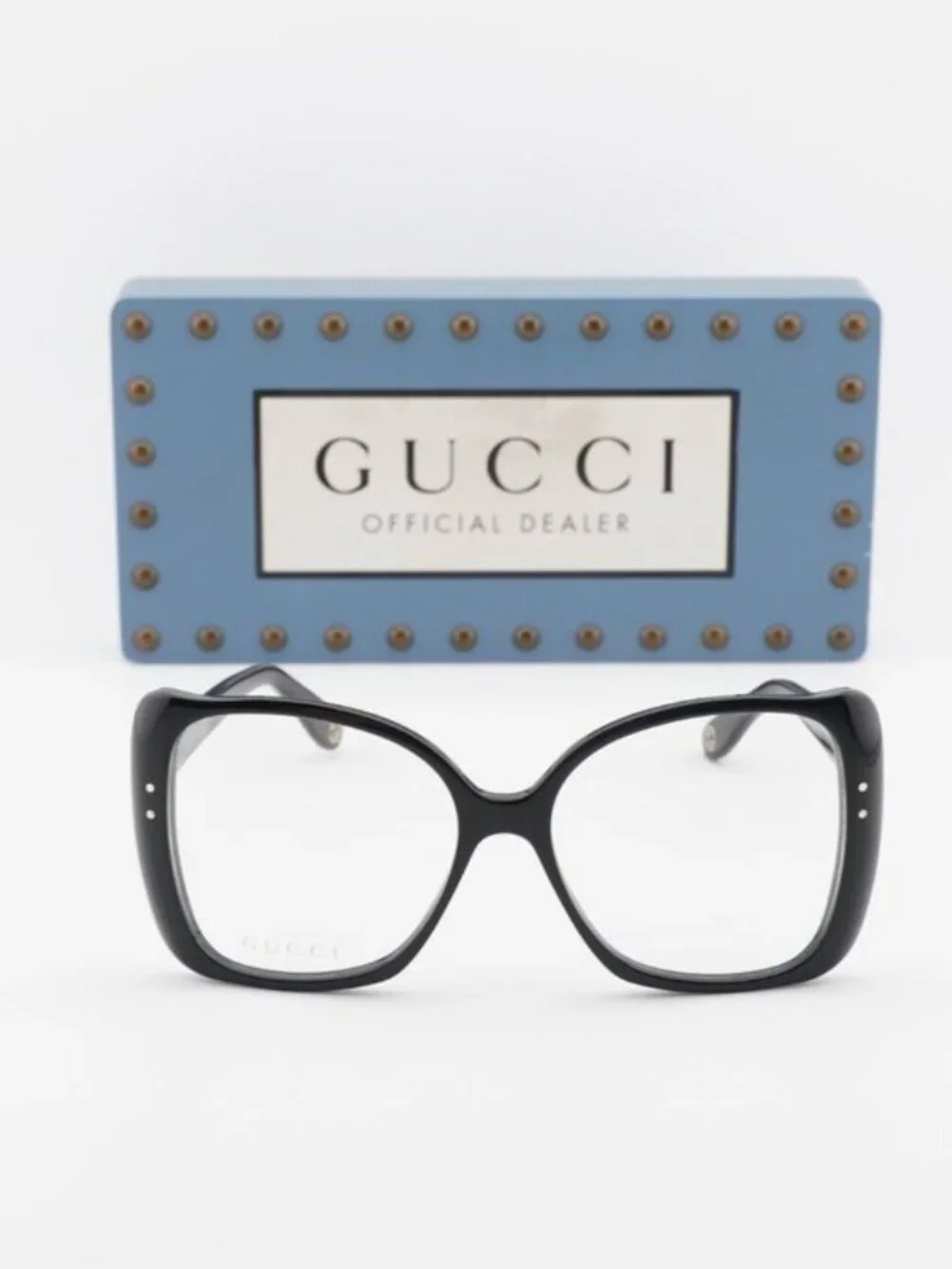 Gucci GG0473O 001 Butterfly Eyeglasses 55mm - Black